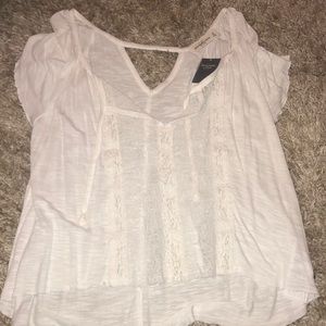 White lace top